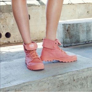 Palladium Pallabrouse Baggy Boots Pink